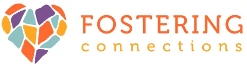 Words: Fostering Connections in bright colors